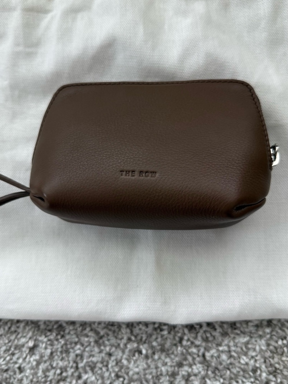 The Row Owen Pouch in Tawny Brown - Excellent Condition